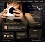 Voorbeeld van Personal Pages_363 Webdesign